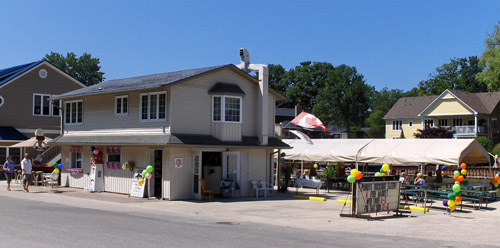  Purdy’s at The Bend (right), on River Street in Grand Bend, is open through the warmer months.