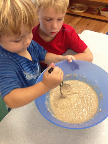 When children are encouraged to participate in food preparation