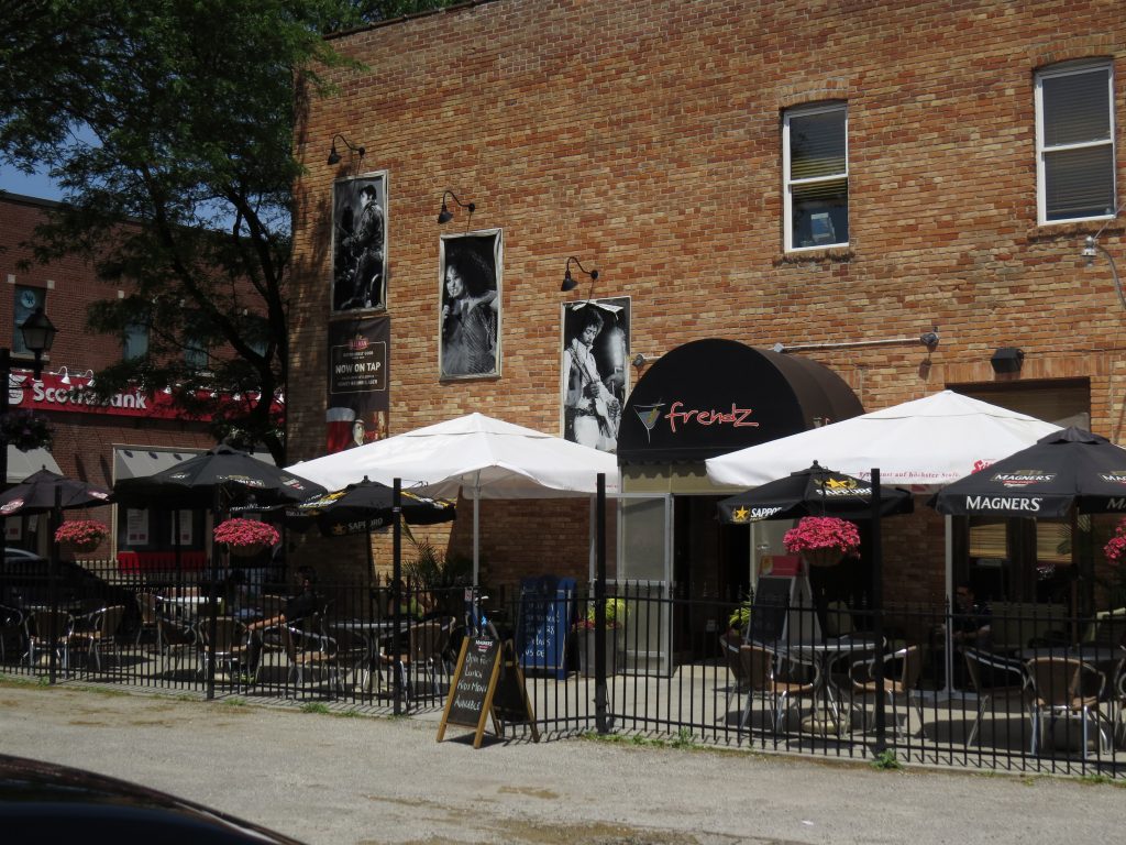 Frendz Restaurant and Lounge on King Street also has a sunny street-side patio